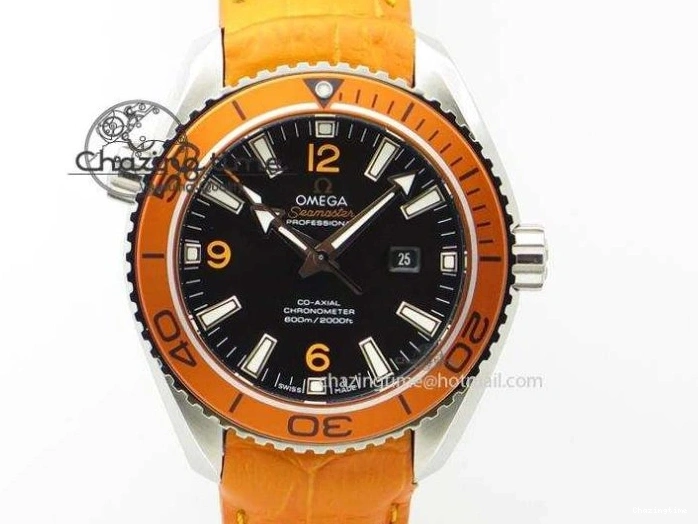 0407 Planet Ocean Master Chronometer 600M 45.5mm SS SCF 1:1 Best Edition Blue Bezel Blue Dial on SS Bracelet A9900 Super Clone Lightweight 7676